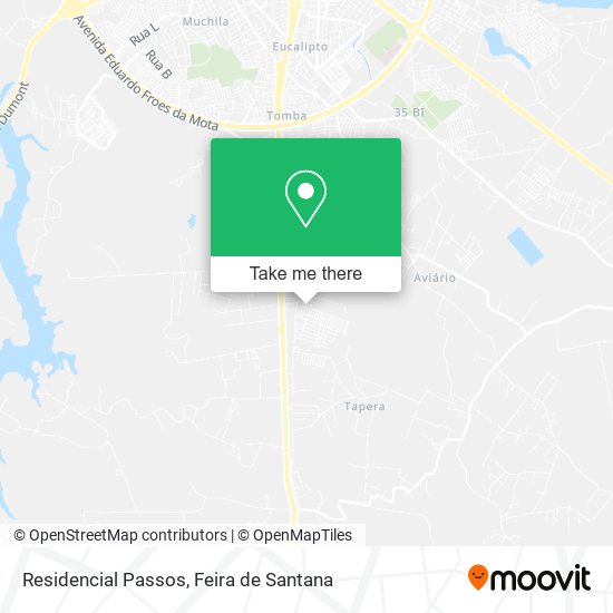 Residencial Passos map