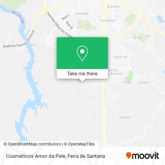Cosméticos Amor da Pele map