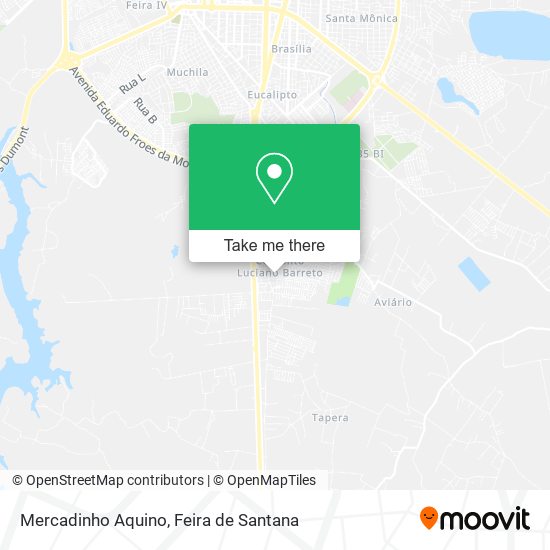 Mercadinho Aquino map