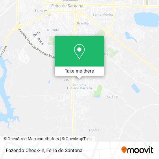 Fazendo Check-in map