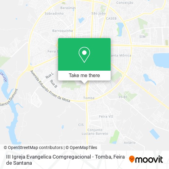 III Igreja Evangelica Comgregacional - Tomba map