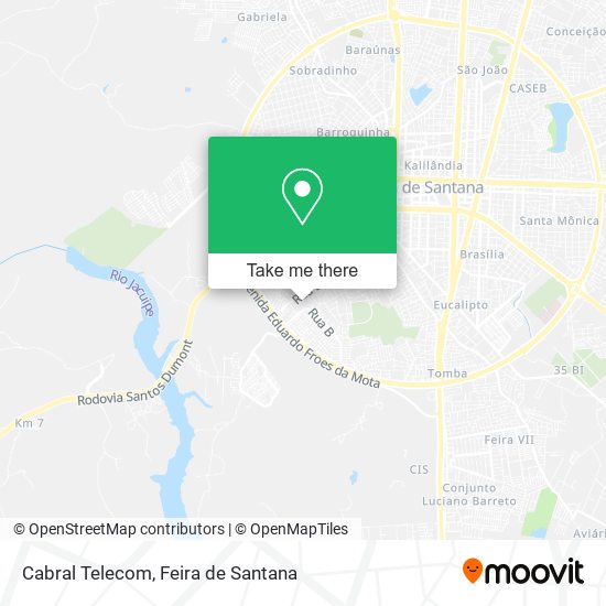 Mapa Cabral Telecom