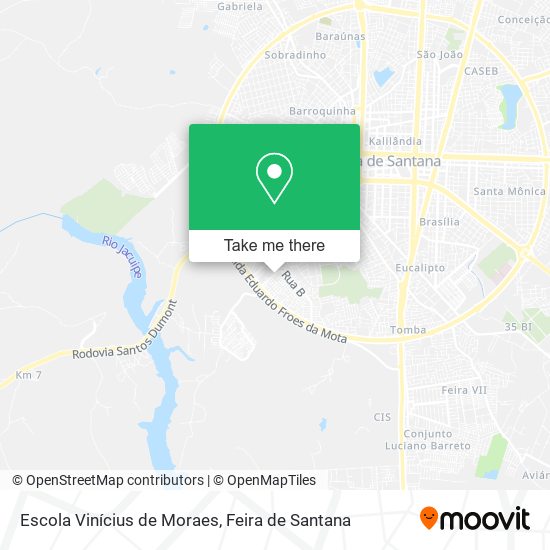 Escola Vinícius de Moraes map
