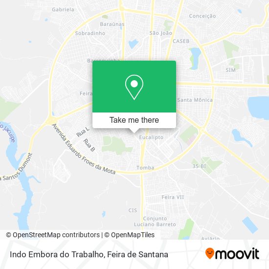 Indo Embora do Trabalho map