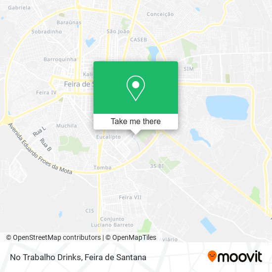 No Trabalho Drinks map