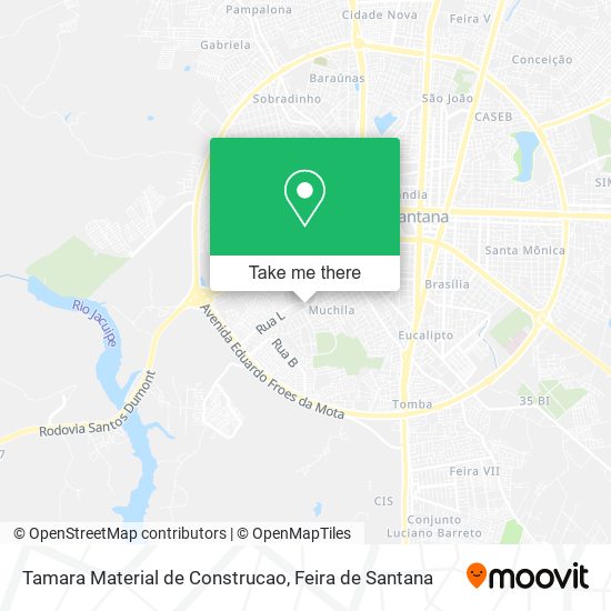 Tamara Material de Construcao map