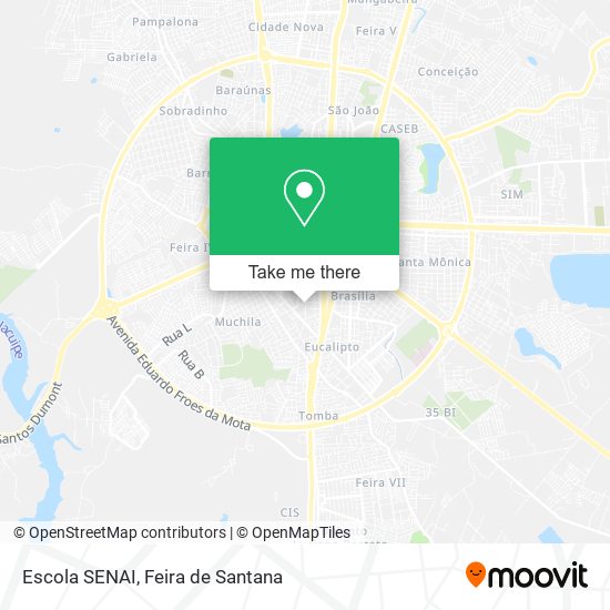 Mapa Escola SENAI