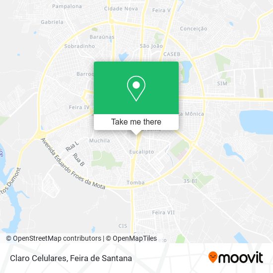 Claro Celulares map