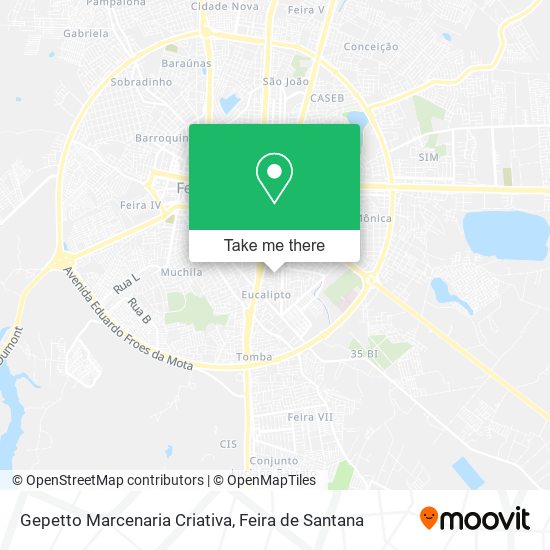 Gepetto Marcenaria Criativa map
