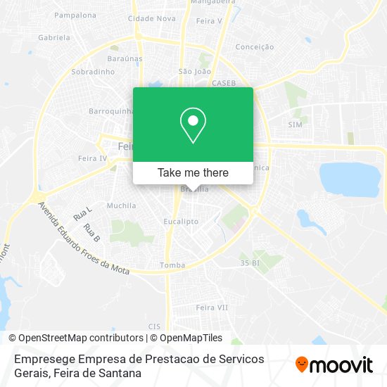 Empresege Empresa de Prestacao de Servicos Gerais map