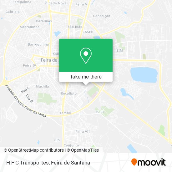H F C Transportes map