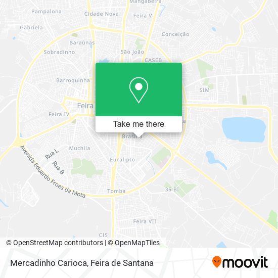 Mercadinho Carioca map