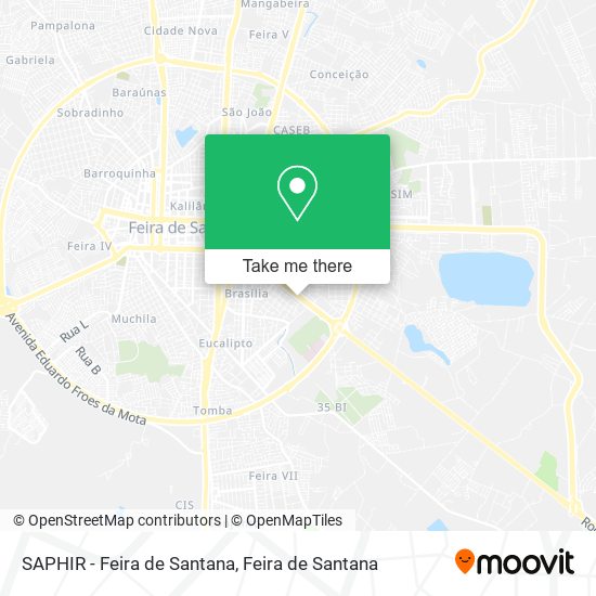 SAPHIR - Feira de Santana map