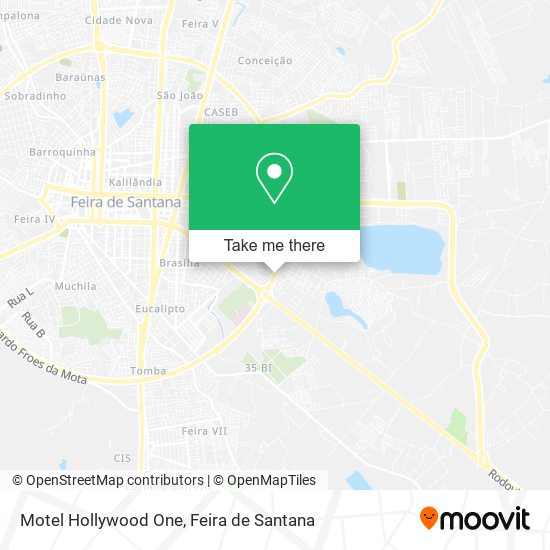 Mapa Motel Hollywood One