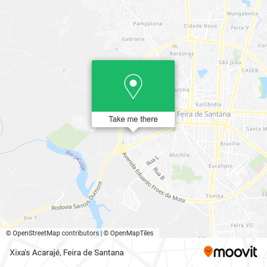 Xixa's Acarajé map