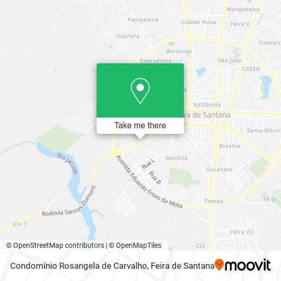 Mapa Condomínio Rosangela de Carvalho