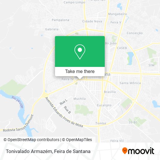 Tonivalado Armazém map