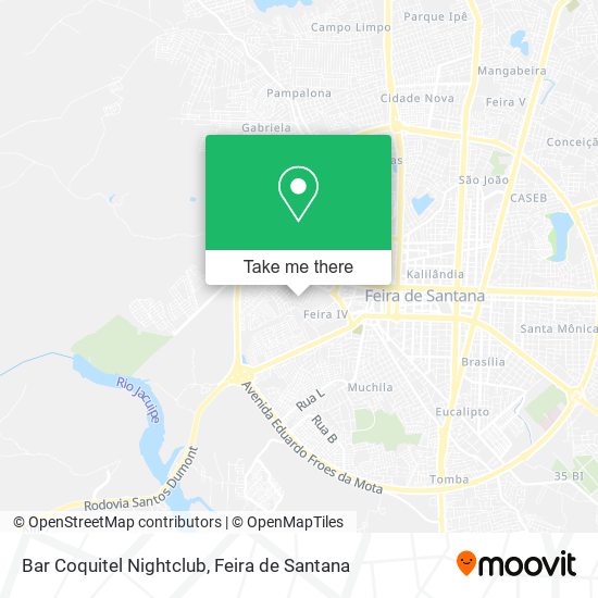 Mapa Bar Coquitel Nightclub