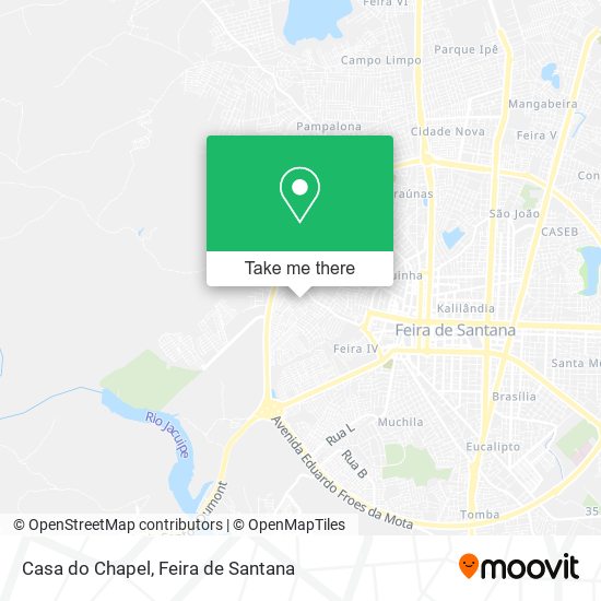 Casa do Chapel map