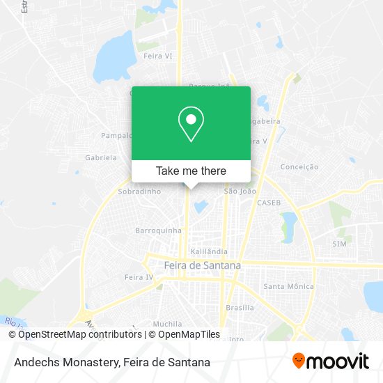 Andechs Monastery map