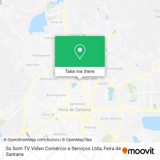 Ss Som TV Video Comércio e Serviços Ltda map