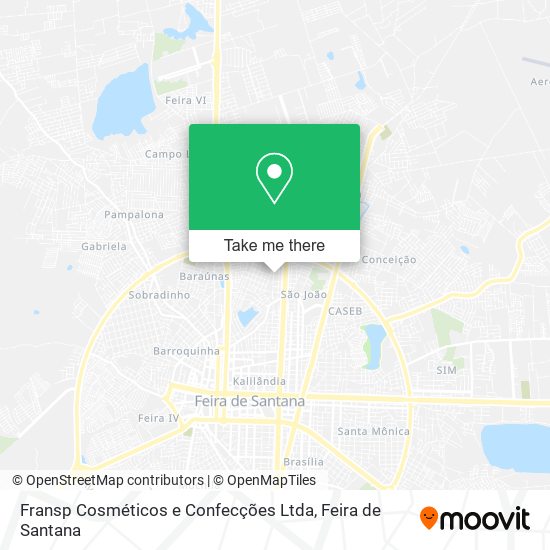 Fransp Cosméticos e Confecções Ltda map