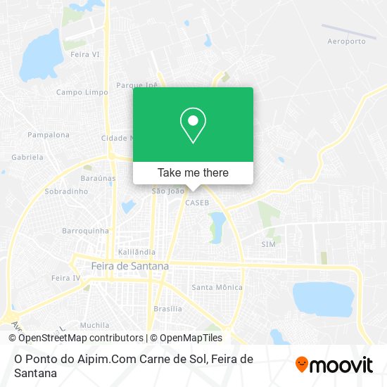 O Ponto do Aipim.Com Carne de Sol map