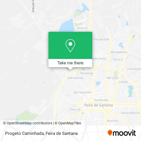 Progeto Caminhada map
