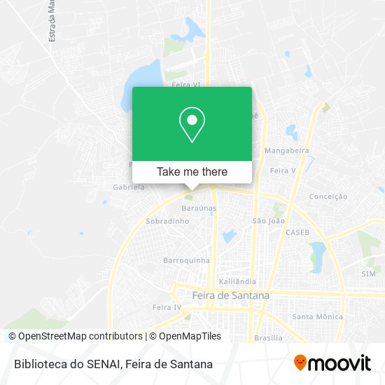 Biblioteca do SENAI map
