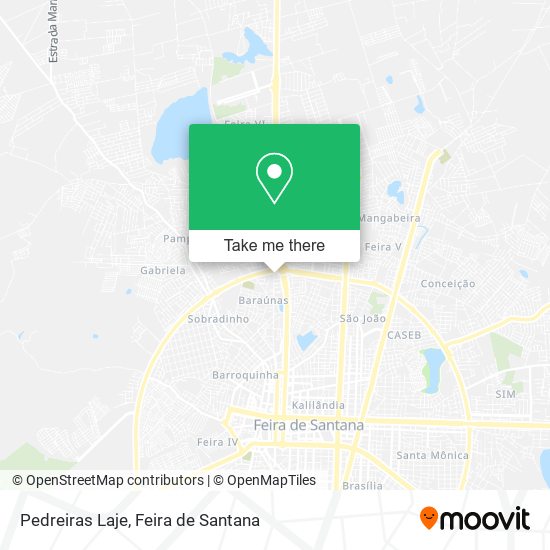 Pedreiras Laje map