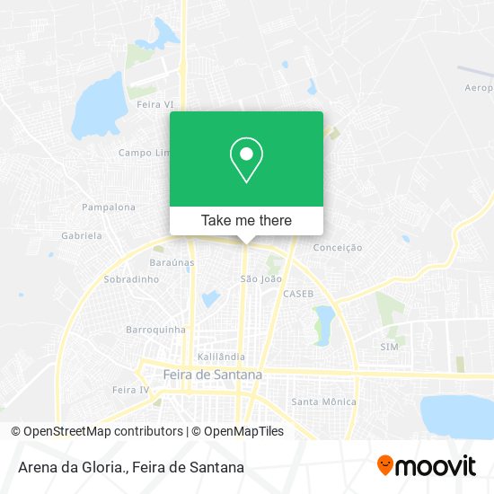 Arena da Gloria. map
