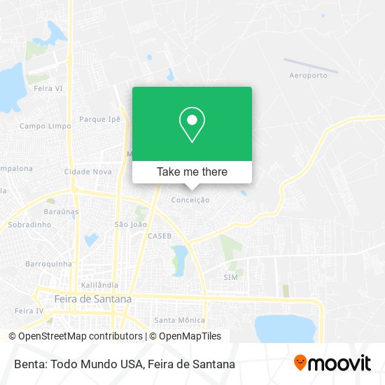 Benta: Todo Mundo USA map