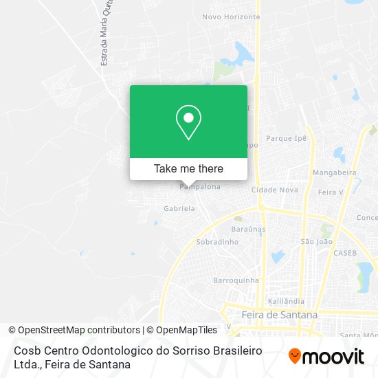 Mapa Cosb Centro Odontologico do Sorriso Brasileiro Ltda.