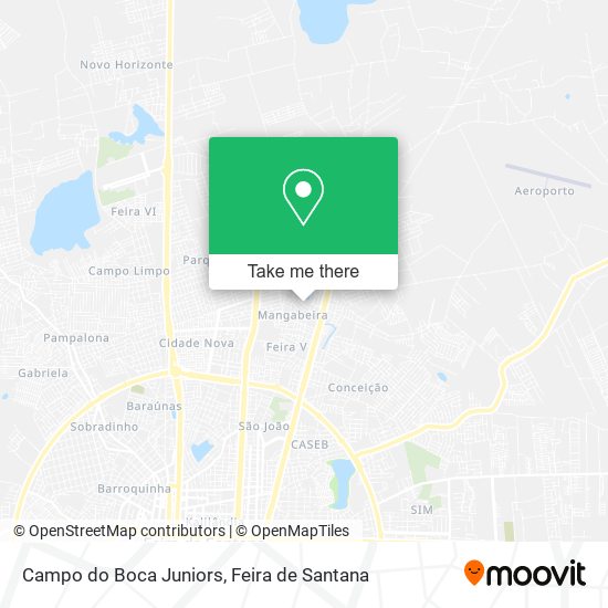 Mapa Campo do Boca Juniors