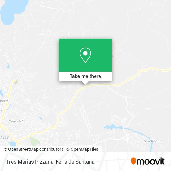 Três Marias Pizzaria map