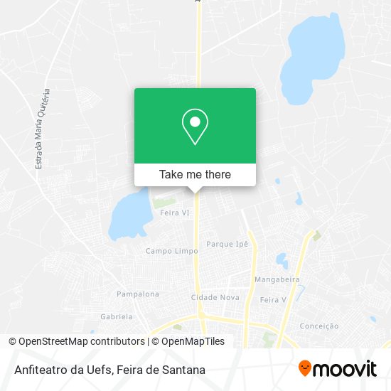 Anfiteatro da Uefs map