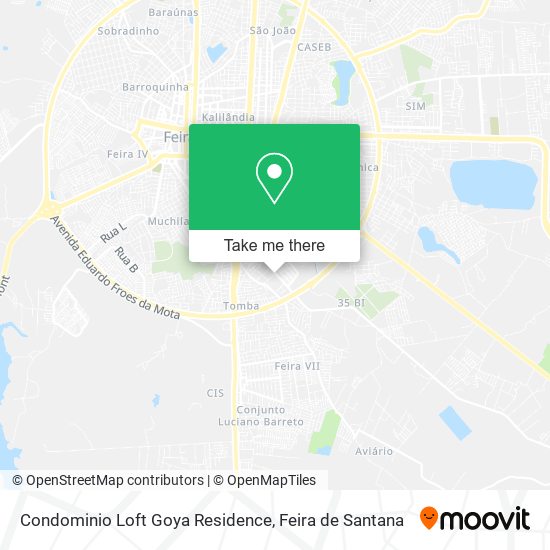 Condominio Loft Goya Residence map