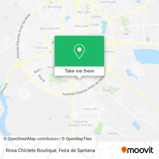 Rosa Chiclete Boutique map