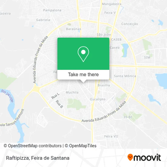 Raftipizza map
