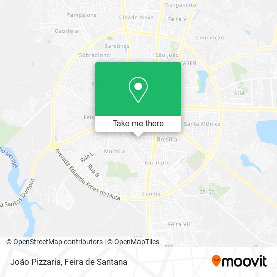 João Pizzaria map