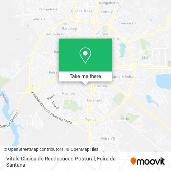 Vitale Clinica de Reeducacao Postural map