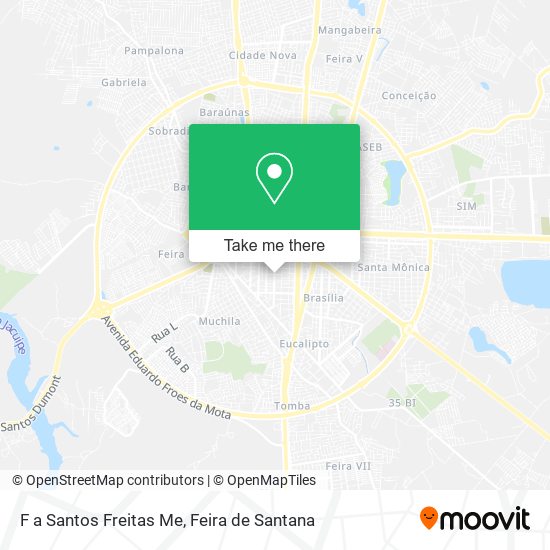 F a Santos Freitas Me map