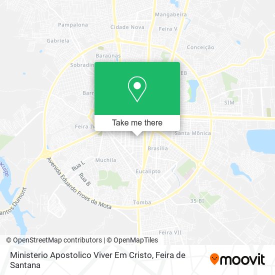 Ministerio Apostolico Viver Em Cristo map