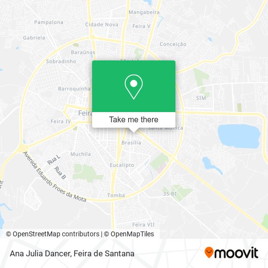 Ana Julia Dancer map