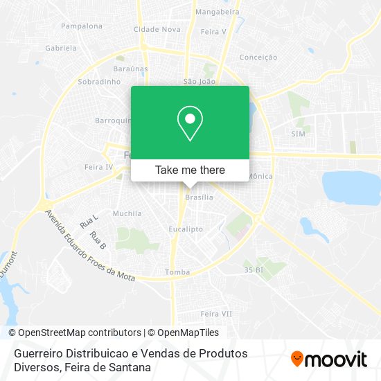 Mapa Guerreiro Distribuicao e Vendas de Produtos Diversos