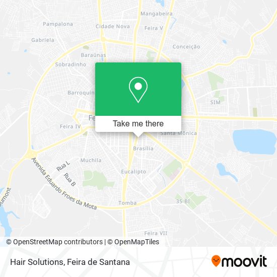 Hair Solutions map