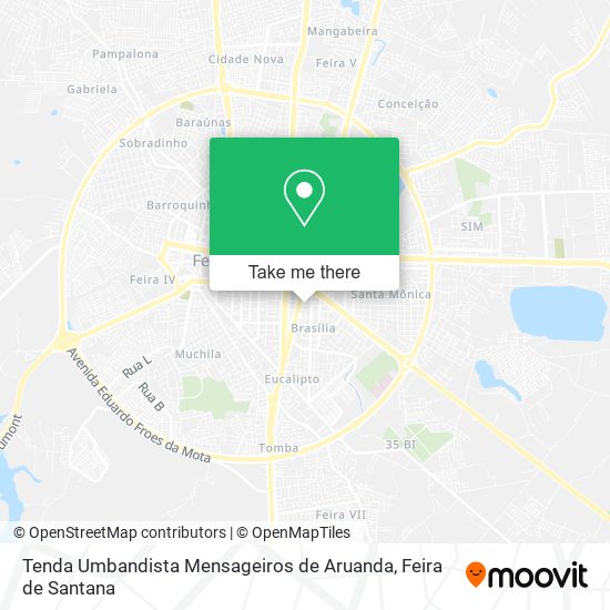 Tenda Umbandista Mensageiros de Aruanda map