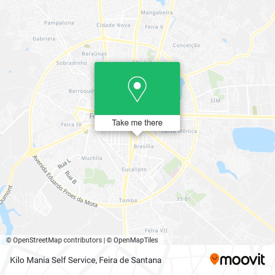 Kilo Mania Self Service map