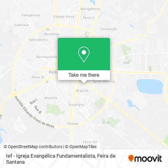 Mapa Ief - Igreja Evangélica Fundamentalista