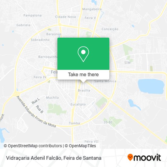 Vidraçaria Adenil Falcão map